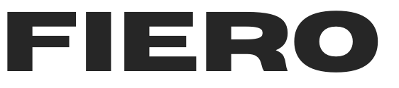 Fiero Text Logo - Black
